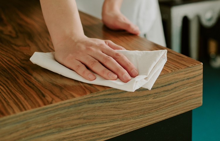 メゾンでは、セルフの為、お好きなタイミングで退店してお片付けをお願いしております。